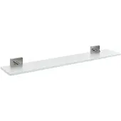 Sapho X-SQUARE, plato de ducha de vidrio, 700 mm, cromo/vidrio esmerilado