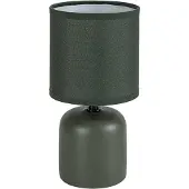 Rabalux 74055, lámpara de mesa Daphni, verde, cerámica, casquillo E14