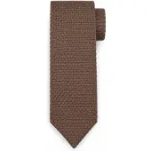 Suitable Corbata Knitted Lana Taupe Marrón
