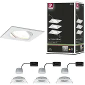 Paulmann Foco empotrable LED Nova, kit básico, con inclinación