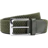 Suitable Cinturón Trenzado Militar Verde oscuro Verde talla