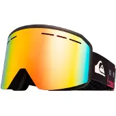 Quiksilver - Máscaras de esquí - Rusher Youth Check/Clux ML Red S3 de Silicona - Púrpura