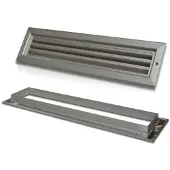 OEM Rejilla de ventilación de aluminio, dimensiones 438x238 mm (24314020)