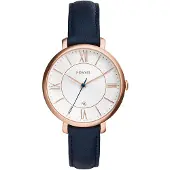 Fossil Reloj analógico 'JACQUELINE' navy / oro rosa