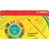 Stabilo Rotulador Point 88 Metal Surtido 50 Unidades