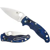 Spyderco Navaja Manix 2 Lightweight Translucent Blue