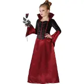 Atosa Disfraz De Niña Vampire Elegant Dracula