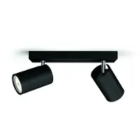 Philips myLiving, foco empotrable de techo o pared Kosipo, 2 unidades, foco direccional, casquillo GU10, 2 bombillas, LED, 220-240 V, color