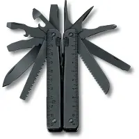 Victorinox SwissTool BS Black oxide 3.0323.3CN multiherramienta, funda de nailon