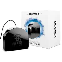 Fibaro FIBEFGD-212, regulador de intensidad (dimmer) de 2 canales, color negro