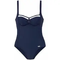LASCANA Bañador moldeador navy / blanco
