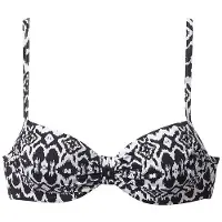LASCANA Top de bikini 'Grace' negro / blanco