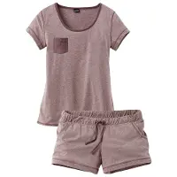 Arizona Pijama de pantalón corto lila pastel