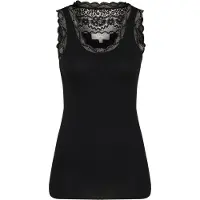 Cream Top 'Vanessa' negro