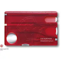 Victorinox SwissCard Nailcare rojo transparente 0.7240.T