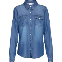 Vila Blusa 'VIBista' azul denim