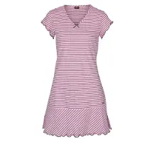 H.I.S. Camiseta de noche rosa / negro