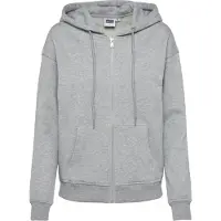 Urban Classics Sudadera con cremallera gris moteado