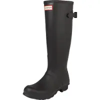 Hunter Boots - Women's Original Tall Back Adjustable Boot - Botas de agua size 42, negro
