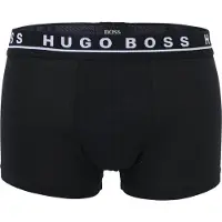 BOSS Calzoncillo boxer 'Power' negro / blanco