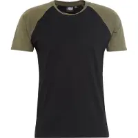Urban Classics Camiseta oliva / negro
