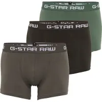 G-Star Boxer Raw CLASSIC TRUNK CLR 3 PACK hombre - Verde - EU XS