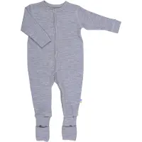 Joha - Kid's 581 Nightsuit 2-In-1 Foot Basic - Mono size 60, morado/gris