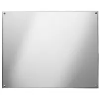 Franke AR Spiegel, marca RODAN, acero inoxidable, 400x300x1 mm, con sistema de fijación visible