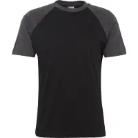 Urban Classics Camiseta gris oscuro / negro