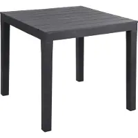 IPAE Progarden Ipae-Progarden Bali, color antracita, polipropileno (PP), forma cuadrada, 4 patas, 780 mm, 780 mm