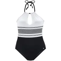Jette Traje de baño 'Macy' negro / blanco