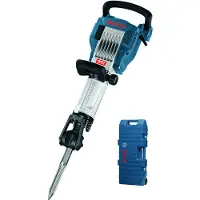 Bosch Martillo perforador GSH 16-28 Profi, para uso con alimentación eléctrica, 1750 vatios, con giro reversible (derecha/izquierda)