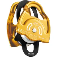 Petzl - Poleas escalada - Gemini - Amarillo