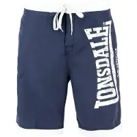Lonsdale Bermudas 'Clennell' navy / blanco