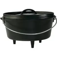 Lodge Camp Dutch Oven L10DCO3 extra profundo, incl. tapa, 4,7L