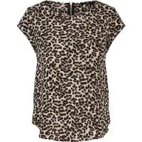 ONLY Blusa 'ONLVic' beige / marrón / piedra