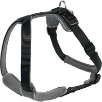 Hunter - Harness Neoprene - Arnés para perro size Bauchumfang 58-72 cm - Halsumfang 52 cm, negro/gris