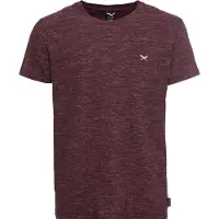 Iriedaily Camiseta 'Chamisso' rojo vino / blanco