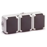 PEHA by Honeywell PEHA 00306311, Tipo F, Gris, Plástico, 250 V, 16 A, 50/60 Hz