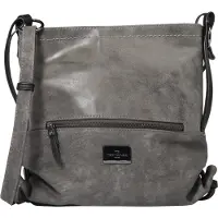 Tom Tailor Bolso de hombro 'Elin' gris / plata