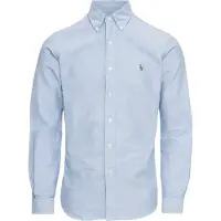 Ralph Lauren para hombre. 710549084007 Camisa Oxford Slim Fit azul (XXL), Casual, Algodón, Manga larga, outlet 2026.