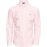 Ralph Lauren para hombre. 710549084008 Camisa Oxford Slim Fit rosa (S), Casual, Algodón, Manga larga, outlet 2026.