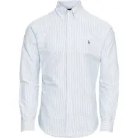 Ralph Lauren para hombre. 710549084009 Camisa Oxford Slim Fit azul (XS), Casual, Algodón, Manga larga, outlet 2026.