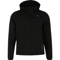 CMP - Jacket Zip Hood Softshell - Chaqueta softshell size 56, negro