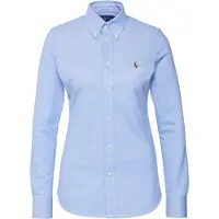 Ralph Lauren Blusa 'Heidi' azul claro / marrón / rojo / blanco