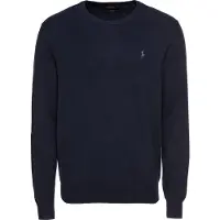 Ralph Lauren para hombre. 710684957001 Jersey de algodón Slim Fit marino (XL), Casual, Clásico, outlet 2026.
