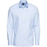 Olymp Camisa de negocios azul / blanco