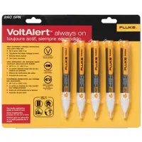 Fluke Detector de voltaje sin contacto FLK2AC/200-1000V5, categoría CAT IV, 1000 V, con LED (3806487)