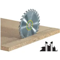 Festool Disco de sierra circular universal para madera, Ø 190x2,8x30, para máquinas AT 65, AP 65, artículo descatalogado o sin embalaje