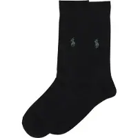 Ralph Lauren Calcetines 'RIB EGYPTIAN-SOCKS-2 PACK' negro